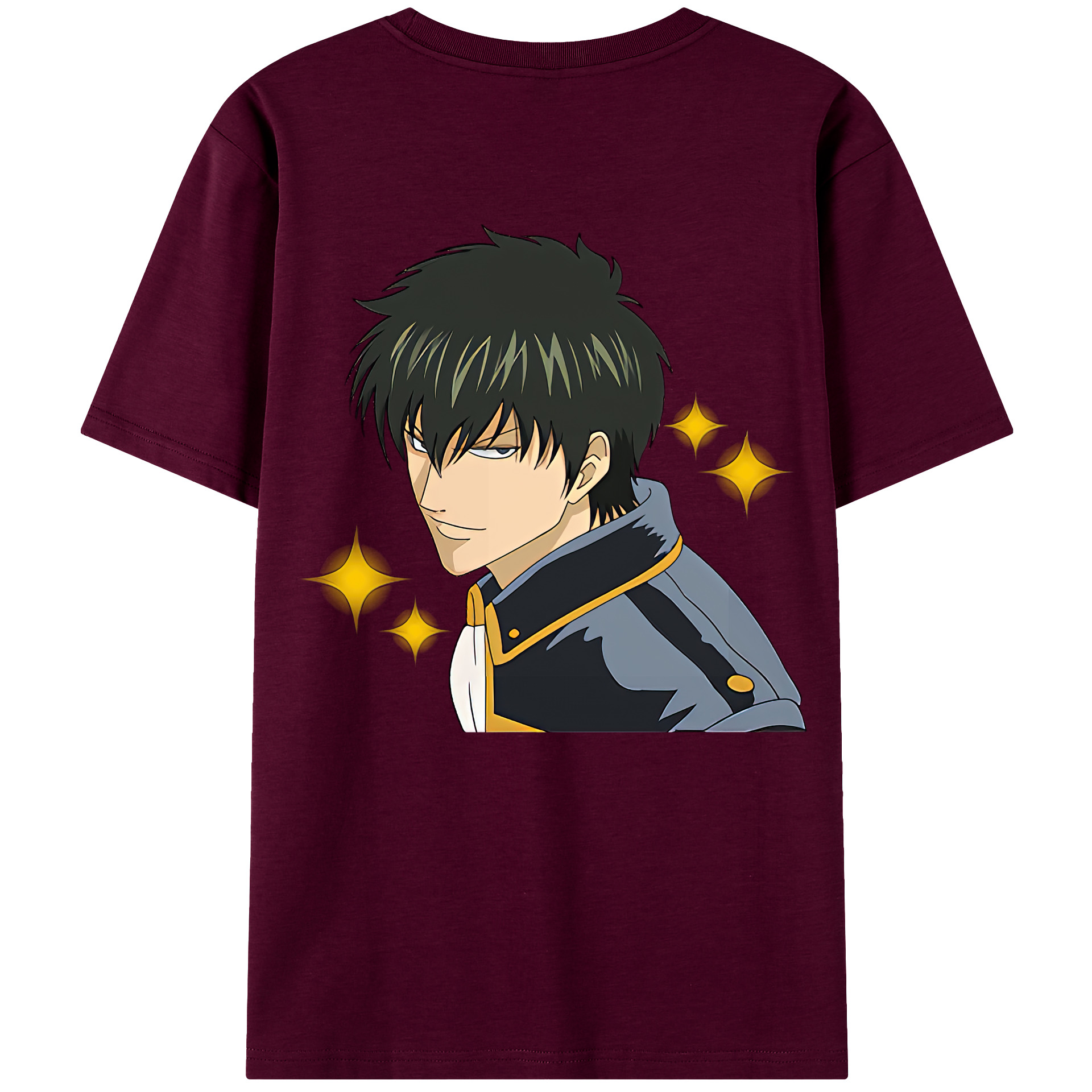 （画像用） ぎんたま 坂田銀時（さかたぎんとき） 神楽 志村新八（しむら しんぱち） GINTAMA Sakata Gintoki Kagura Shimura Shinpachi レディース半袖Tシャツ(バックプリント)